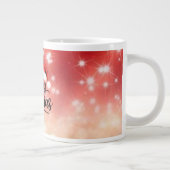 Merry Christmas Santa Hat Mug Jumbo-Tasse (Rechts)