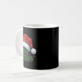 Merry Christmas Santa Hat Xmas Family Matching Paj Kaffeetasse (Vorderseite Links)