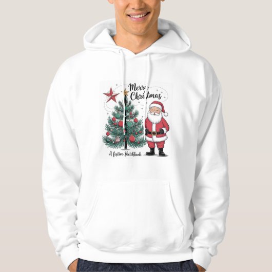 Merry Christmas Santa Hoodie - Feierliches Weihnac (Vorderseite)