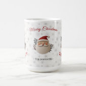 Merry Christmas Santa – Personalized Ho Ho Ho  Kaffeetasse (Mittel)