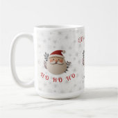 Merry Christmas Santa – Personalized Ho Ho Ho  Kaffeetasse (Links)