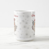 Merry Christmas Santa – Personalized Name Holiday Kaffeetasse (Mittel)