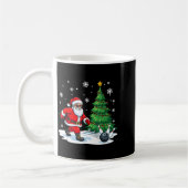 Merry Christmas Santa Playing Bowling Srt Lovers  Kaffeetasse (Links)