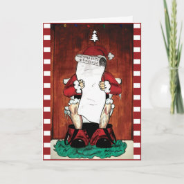 Merry Christmas! (Santa's List) Feiertagskarte