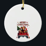 Merry Christmas Scottish Highland Cow Xmas Farm An Keramik Ornament<br><div class="desc">Merry Christmas Scottish Highland Cow Xmas Farm Animal Lover T-Shirt_1 (3)</div>