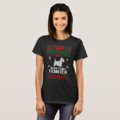 Merry Christmas Scottish Terrier Dog Ugly Christma T-Shirt (Vorne ganz)