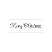 Merry Christmas Script Text Template Permastempel (Design)