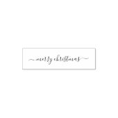 Merry Christmas Self Inking Stamp for Holiday Gree Permastempel (Design)