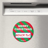 MERRY CHRISTMAS Senior TLC Magnet (In Situ (Geschirrspüler))