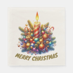 MERRY CHRISTMAS SERVIETTE
