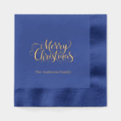 Merry Christmas  Servietten Mit Folie (Vorderseite)