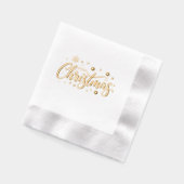 Merry Christmas Servietten Mit Folie (Links)