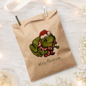 Merry Christmas Shetland Pony Favor Bag Geschenktütchen (Ausgeschnitten)