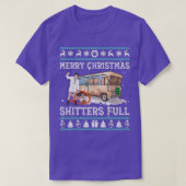 Merry Christmas Shitters Full Ugly Sweater  T-Shirt (Design vorne)