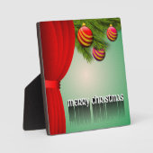 "MERRY CHRISTMAS"-SIGN FOTOPLATTE (Vorderseite)