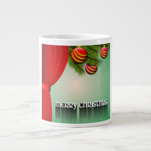 "MERRY CHRISTMAS"-SIGN Jumbo-Tasse