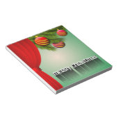 "MERRY CHRISTMAS"-SIGN NOTIZBLOCK (angewinkelt)