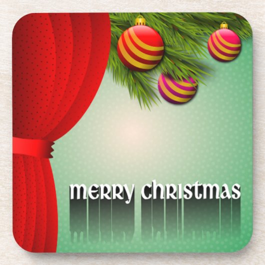 "MERRY CHRISTMAS"-SIGN UNTERSETZER (Vorderseite)