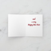 MERRY CHRISTMAS ****SISTER**** FEIERTAGSKARTE (Innenseite)