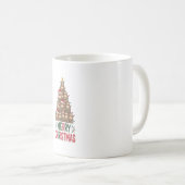 Merry Christmas Sloth Tree Kaffeetasse (VorderseiteRechts)
