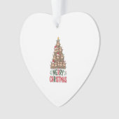 Merry Christmas Sloth Tree Ornament (Vorderseite)