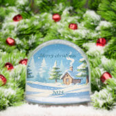 Merry christmas snow globe personalize family schneekugeln (Weihnachten)
