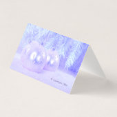 Merry Christmas Snow People Font Blue Tint Snow (Rückseite)