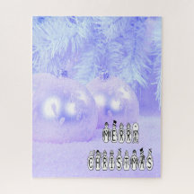 Merry Christmas Snow People Font Blue Tint Snow