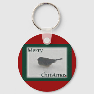 Merry Christmas Snowbird Coordinating Items Schlüsselanhänger