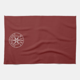 Merry Christmas Snowflake Geschirrtuch