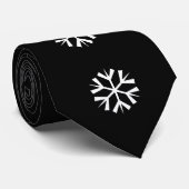 MERRY CHRISTMAS SNOWFLAKE KRAWATTE (Gerollt)