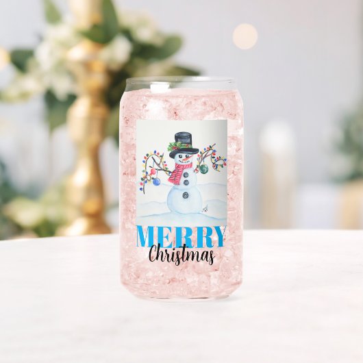 Merry Christmas Snowman Drinkware Set Dosenglas (Insitu (Hochzeit))
