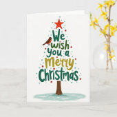 Merry Christmas Snowman Grandson Card Karte (Gelbe Blume)