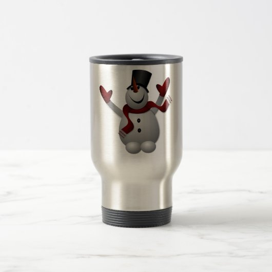 "MERRY CHRISTMAS" SNOWMAN REISEBECHER (Mittel)