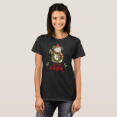 Merry Christmas Snowman T-Shirt (Vorne ganz)