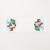 Merry Christmas! Snowman with Friends Yogamatte (Vorderseite (Horizontal))
