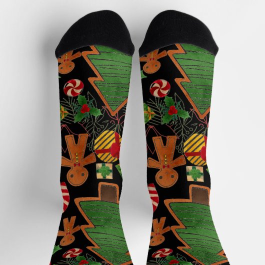 Merry Christmas Socken (Oben)