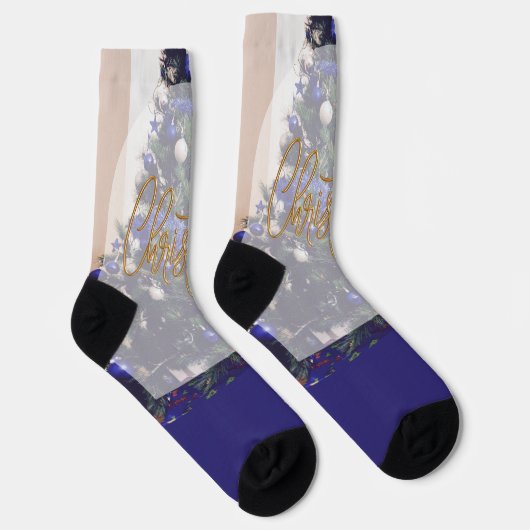 Merry Christmas Socken (Rechts)