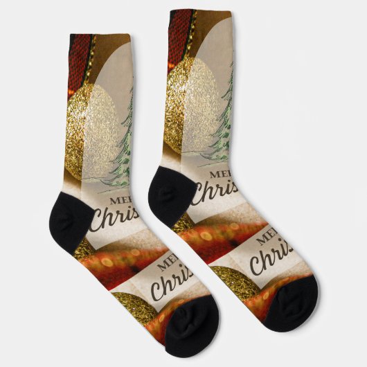 Merry Christmas Socken (Rechts)