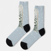 Merry Christmas Socken (Linkes Detail)