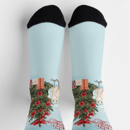 Merry Christmas Socken (Oben)