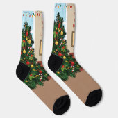 Merry Christmas Socken (Rechts)
