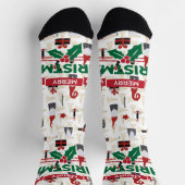 Merry Christmas Socken (Oben)