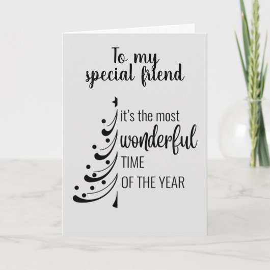 MERRY CHRISTMAS **SONDERFREUND** FEIERTAGSKARTE (Vorderseite)