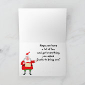 MERRY CHRISTMAS SPECIAL *4 JAHRE ALTE* Karte (Innenseite)