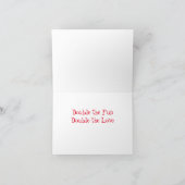 MERRY CHRISTMAS "SPECIAL TWINS" CARD KARTE (Innenseite)