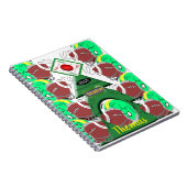 Merry Christmas Spiral Notebook Notizblock (Rechte Seite)