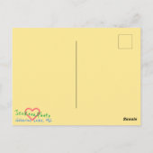 MERRY CHRISTMAS SPRUCE LIGHT2 POSTCARD POSTKARTE (Rückseite)