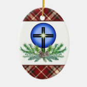 Merry Christmas St. Luke Lutheran Church Keramik Ornament (Vorne)