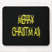 Merry Christmas Starry Night Font Girls Boys Mousepad (Vorne)